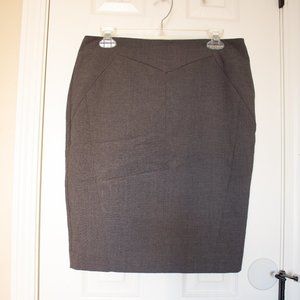 NWOT Worthington Clean Line Gray Pencil Skirt